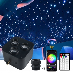 30W RGB+CCT Twinkle Fiber Optic illuminator