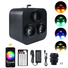 30W RGB+CCT Twinkle Fiber Optic illuminator