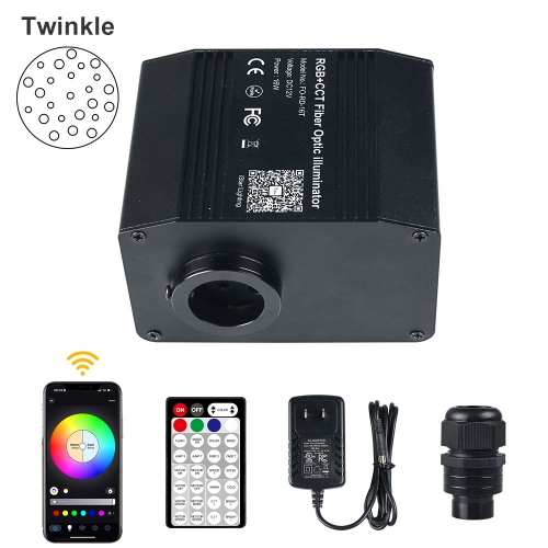 FO-RD-16T 16W RGB+CCT Twinkle Fiber Optic illuminator