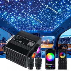 FO-P2 RGB+CCT Twinkle Fiber Optic illuminator with RGB Shooting Star