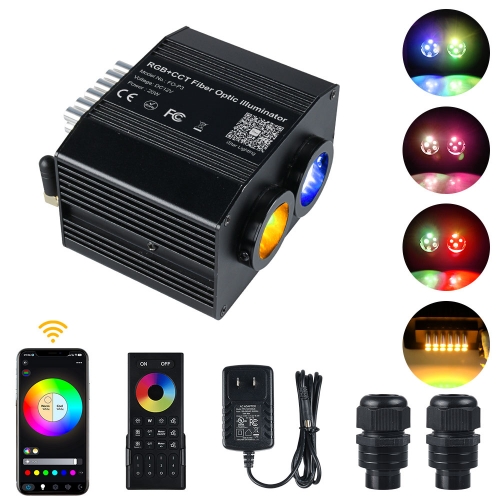 FO-P3 RGB+CCT Twinkle Fiber Optic illuminator with CCT Shooting Star