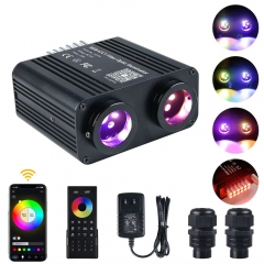 FO-P4 Mini Size RGB+CCT Fiber Optic illuminator with RGB Shooting Star