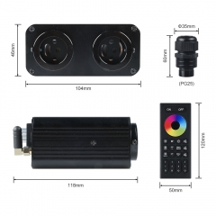 FO-P4 Mini Size RGB+CCT Fiber Optic illuminator with RGB Shooting Star