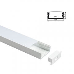 2002-W White Aluminum Profile