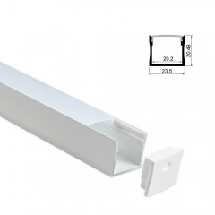 2007-W White Color Aluminum Profile