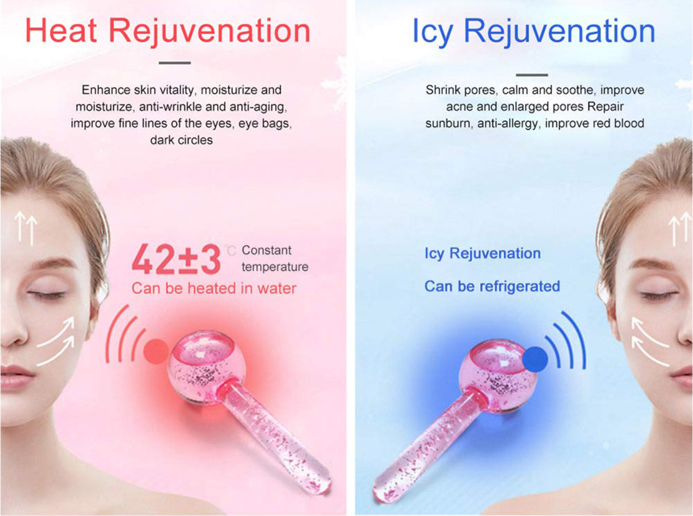Ice Globes for Cold & Hot Skin Massagers