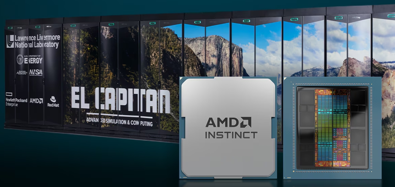 AMD 将百亿亿次级计算推向新高度，为史上最快超级计算机 El Capitan 提供动力