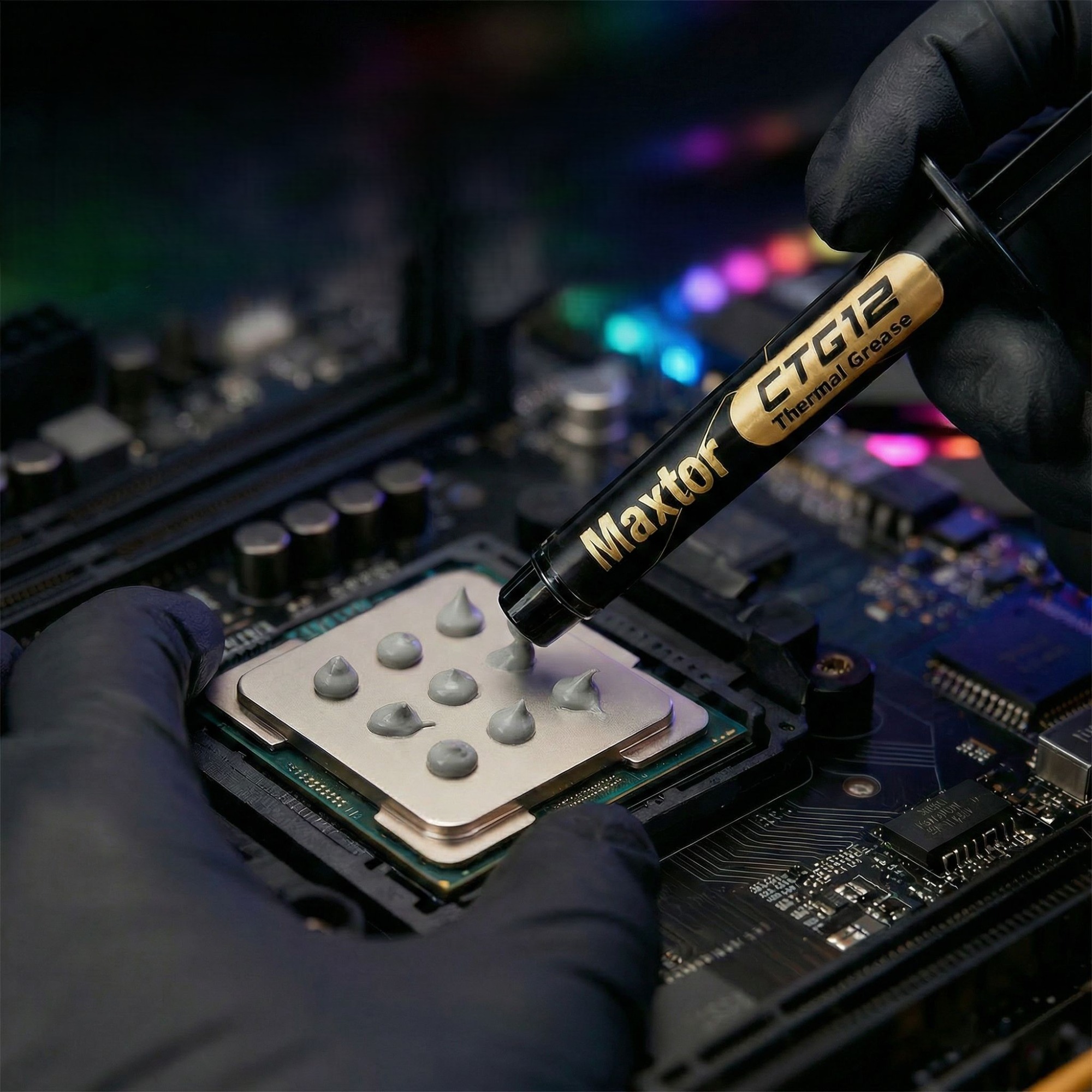 Maxtor CTG12 Thermal Paste 18W/mK High-Performance Thermal Interface Material for CPUs, GPUs & Industrial Cooling