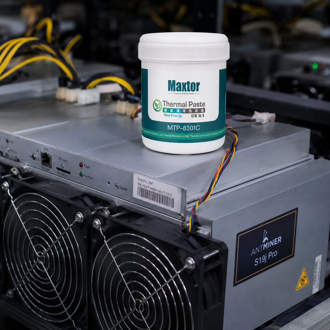 Thermal Paste for Miner Cooling Applications