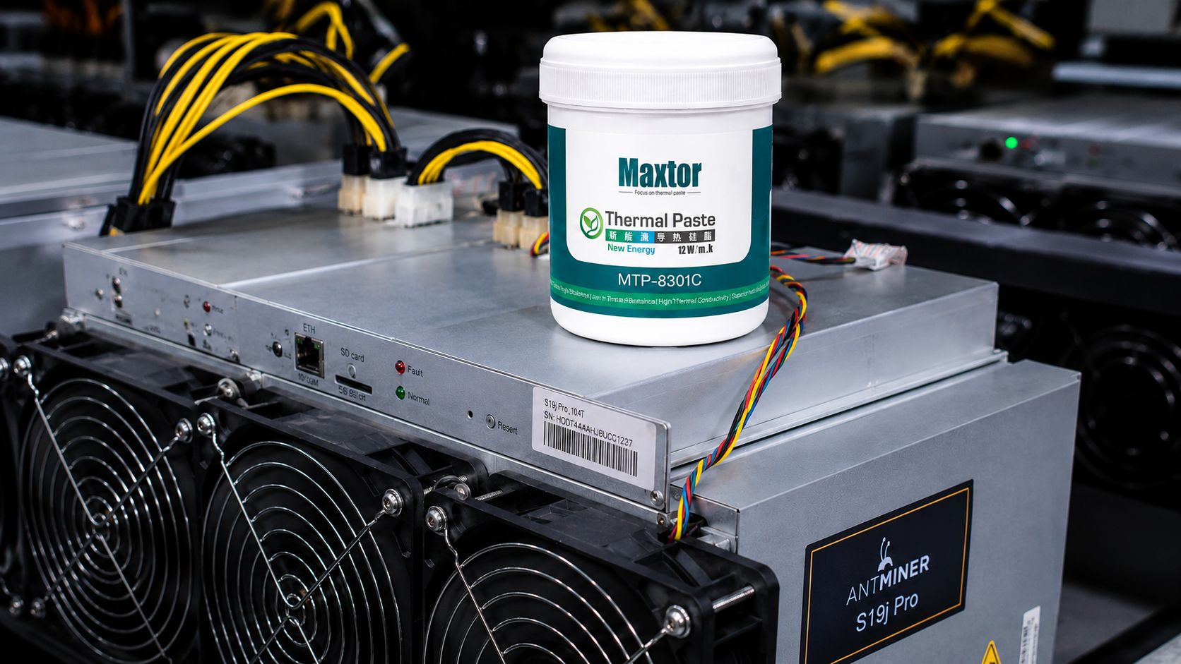 Thermal Paste for Miner Cooling Applications