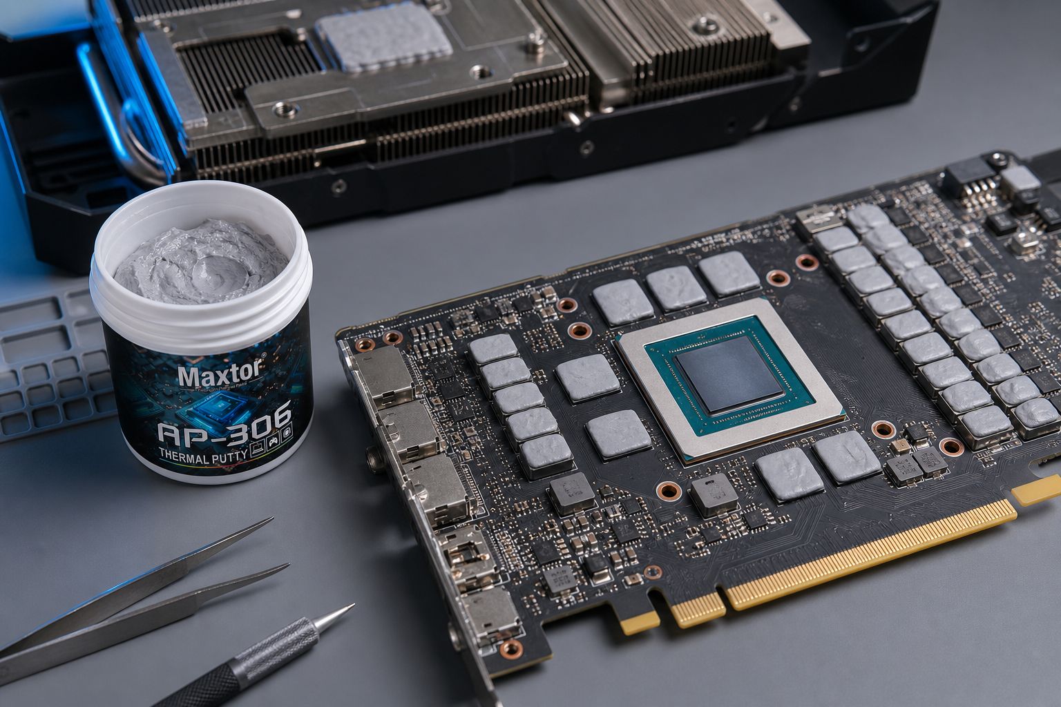 Maxtor AP-306 Thermal Putty: High Conductivity Gap Filler for Electronics Cooling