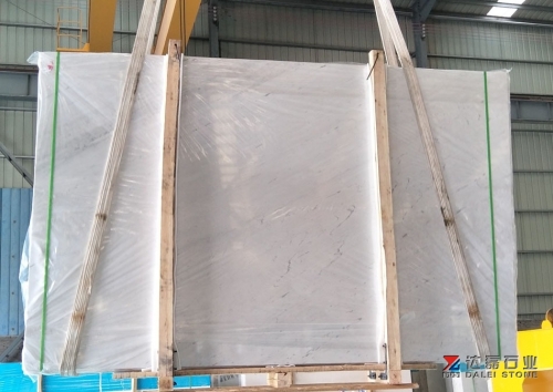 Sevec White Marble Slabs Wholesale Big Slabs 2cm Thickness Wholesale