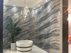 Amazing Lafi Marble Slab With Blue Color From Greece