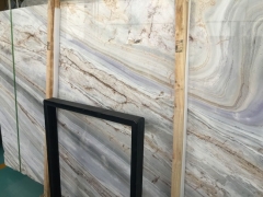 Amazing Lafi Marble Slab With Blue Color From Greece