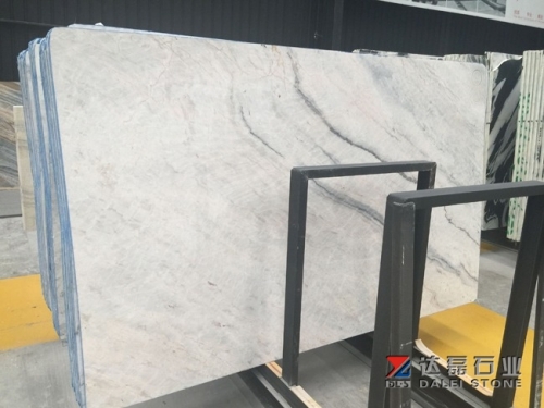 Water White Marble Big Slab With Blue Veins Wholesale