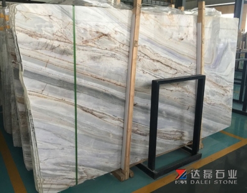 Amazing Lafi Marble Slab With Blue Color From Greece