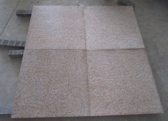 Rusty Yellow G682 Granite Tiles Flamed Finish