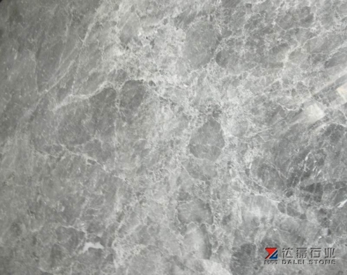 Grey Color Silver Ermine Marble Slabs With Polished Finish Way