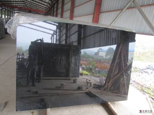 Black Marquina Marble Slabs with Good Polished