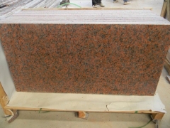 Maple Red G562 Granite Tiles with Polished Way