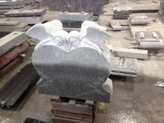 Grey Color Angel Tombstone Monuments With Nice Work