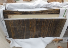 Roman Portoro Marble Countertops Round Edge Wholesale Dalei Stone