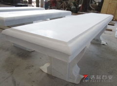 Chinese White Marble Table Chair Wholesale Dalei Stone