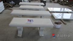 Chinese White Marble Table Chair Wholesale Dalei Stone