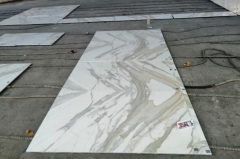 Calacatta White Marble Tiles Sell To Gucci Store Project Decoration