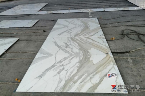 Calacatta White Marble Tiles Sell To Gucci Store Project Decoration