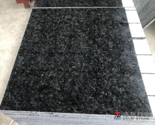 New Angola Black Granite Tiles Polished Granite Tiles