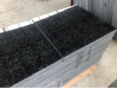 New Angola Black Granite Tiles Polished Granite Tiles