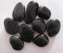 Black Color Pebble Stone Wholesale