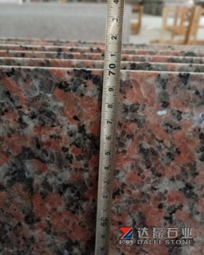 Red Granite G562 Small Slabs Polished Dalei Stone