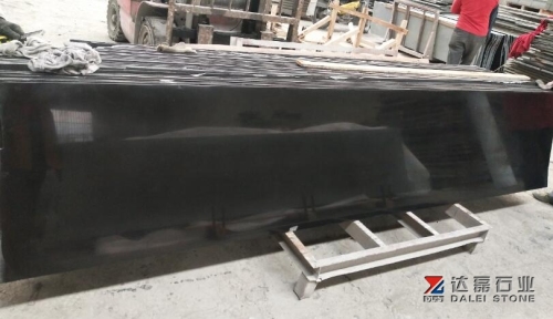 Mongolia Black Granite Small Slabs Wholesale