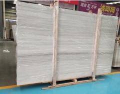 White Wooden Marble Big Slabs