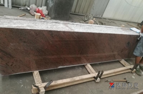Multicolor Red Granite Small Slabs Polished Finish Wholesale