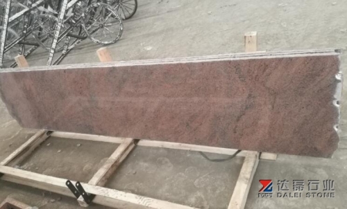 Multicolor Red Granite Small Slabs Polished Finish Wholesale