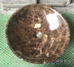 Dark Emperador Marble Wash Basins