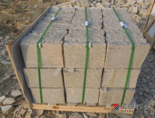 Dalei Stone Yellow Rusty G682 Cube Stone Wholesale