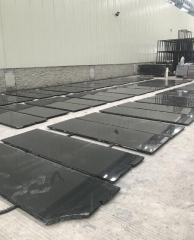 China New Black Small Slabs Polished