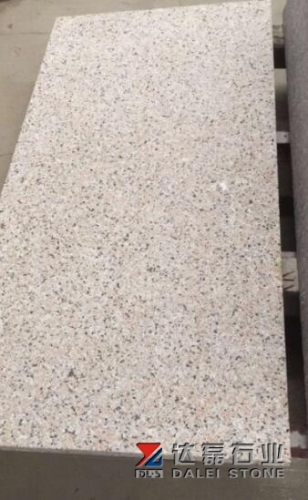 Red Granite G562 Tiles Bush hammered Finish Way