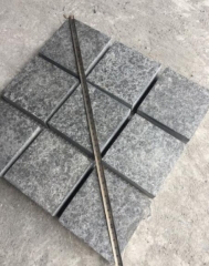 Original Black Pearl Basalt G684 cube stone Flamed