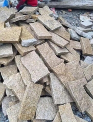 Rusty Yellow Granite G682 Splite Finish Way Loose Stone Wall Cladding