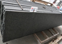 Angola Black Granite Small Slabs Flamed And Brush