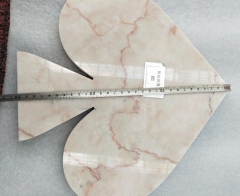 Pink Color Rose Color Marble Tiles Polished For Shopping Mall Project