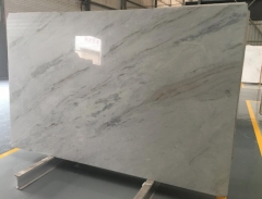 China Local White Marble Big Slabs Grey Veins