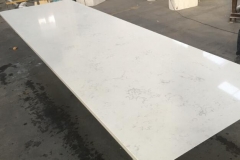 Carrara White Artificial Stone Engineer Stone Slabs