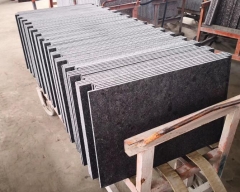 Steel Grey Granite Polished Countertops Tiles Slabs Wholesale Dalei Stone