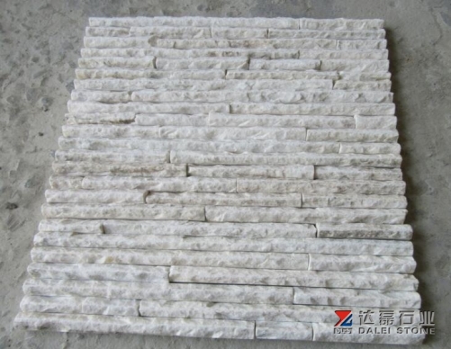 Yellowish White quartz waterfall Panel